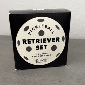 Pinch Pickleball Retriever Set - Black and White